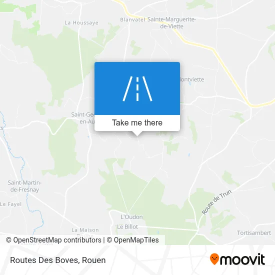Routes Des Boves map