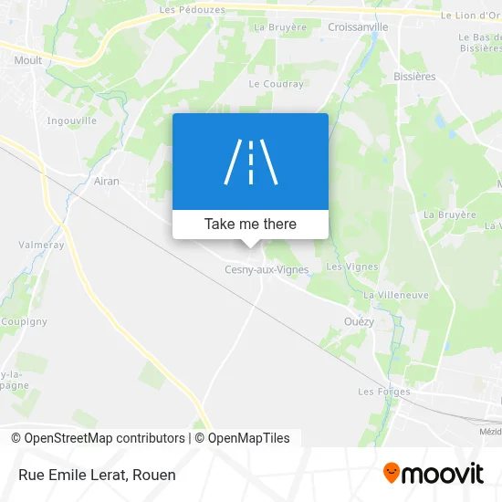 Rue Emile Lerat map