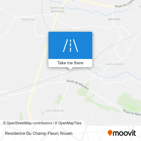 Residence Du Champ Fleuri map