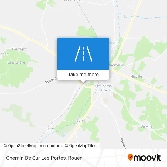 Chemin De Sur Les Portes map