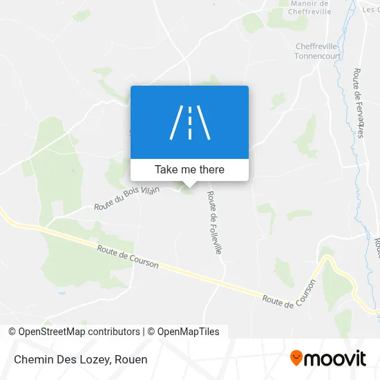 Chemin Des Lozey map
