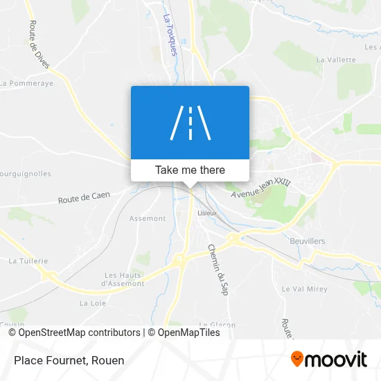 Place Fournet map