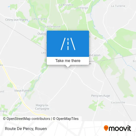 Route De Percy map