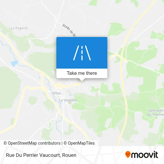 Rue Du Perrier Vaucourt map