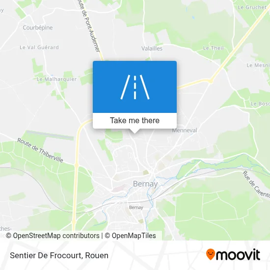 Sentier De Frocourt map