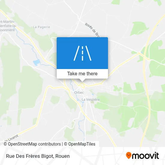 Mapa Rue Des Frères Bigot