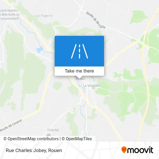 Rue Charles Jobey map