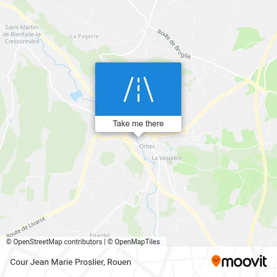 Cour Jean Marie Proslier map