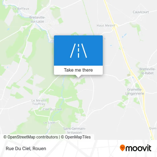 Rue Du Ciel map