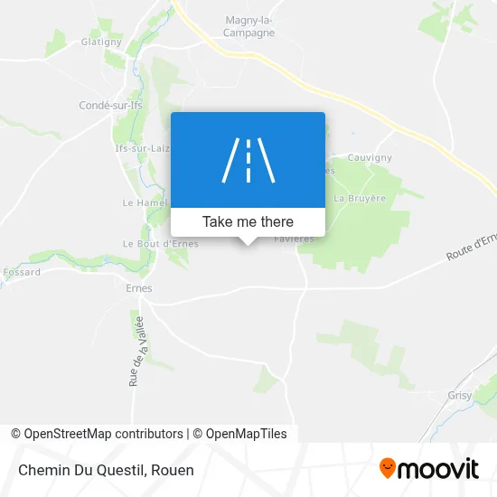 Chemin Du Questil map