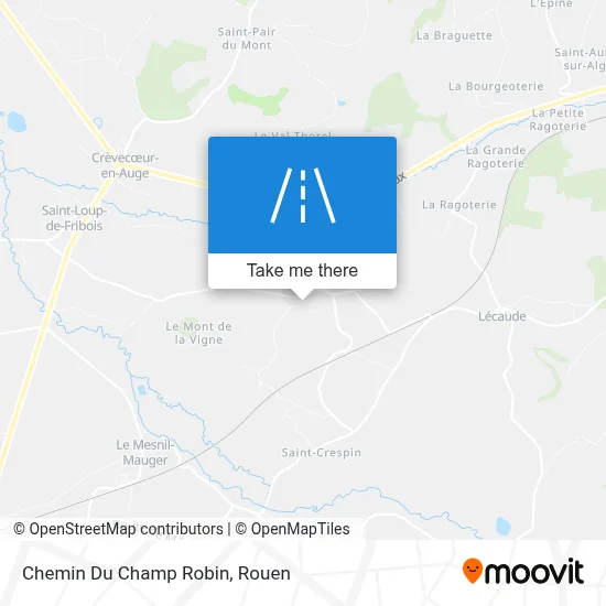Mapa Chemin Du Champ Robin