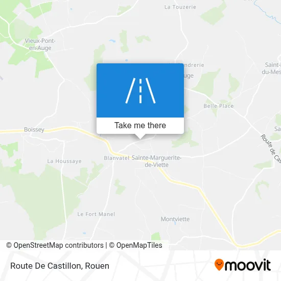 Route De Castillon map