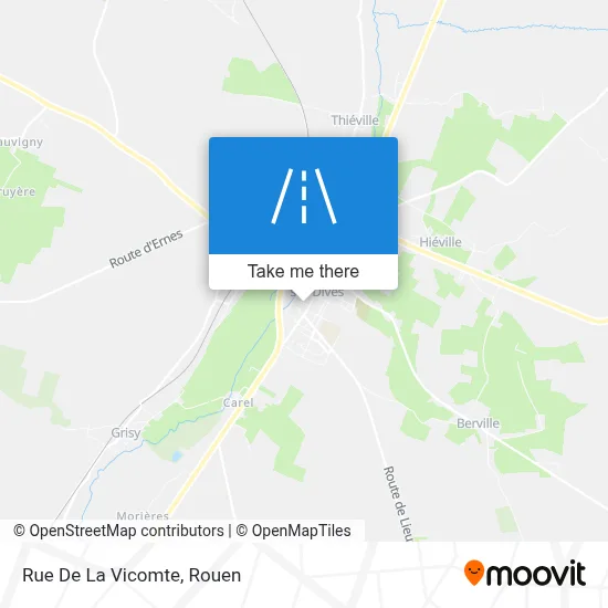 Rue De La Vicomte map