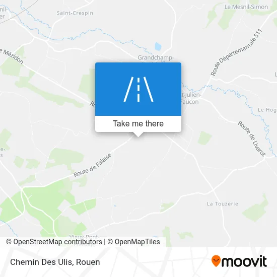 Mapa Chemin Des Ulis