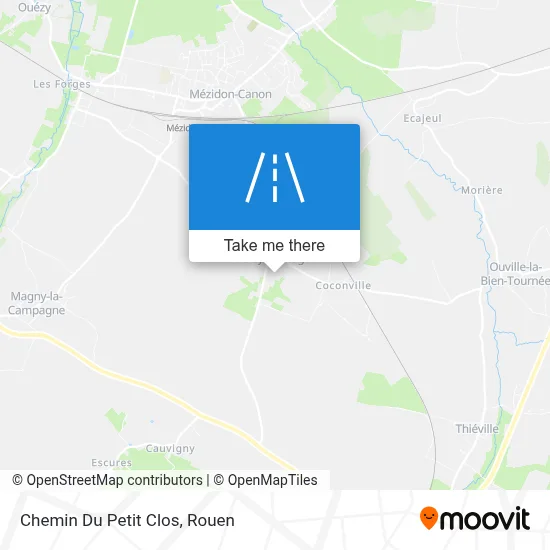 Chemin Du Petit Clos map