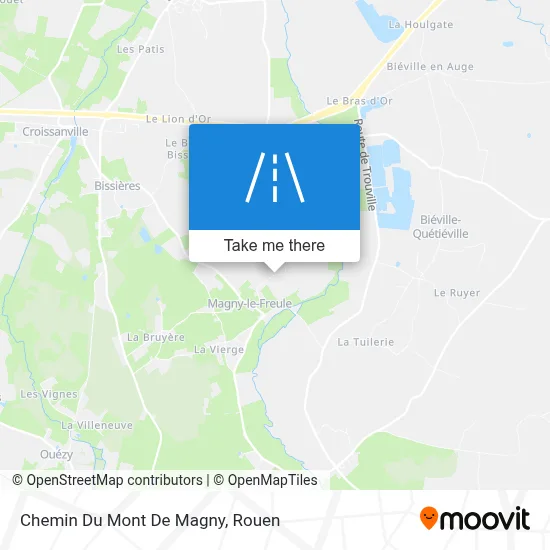 Chemin Du Mont De Magny map