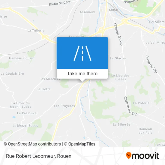 Rue Robert Lecorneur map
