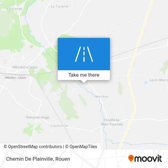 Chemin De Plainville map
