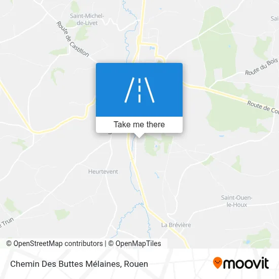 Chemin Des Buttes Mélaines map