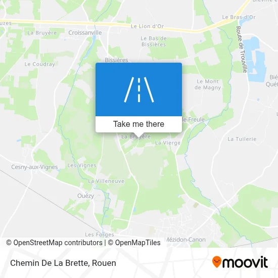Chemin De La Brette map
