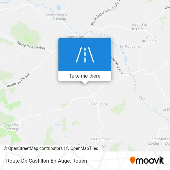 Route De Castillon-En-Auge map