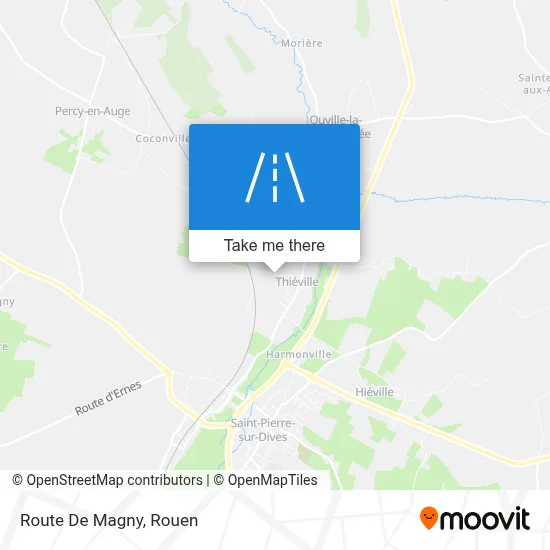 Route De Magny map