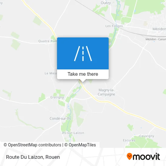 Route Du Laizon map