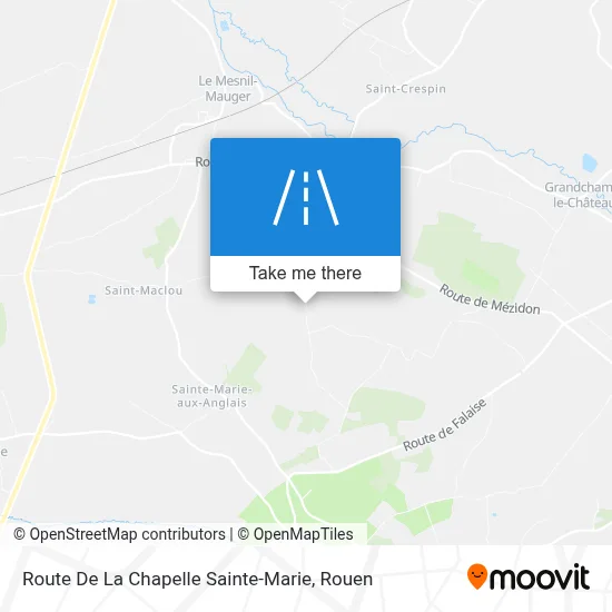 Route De La Chapelle Sainte-Marie map