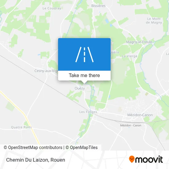 Chemin Du Laizon map