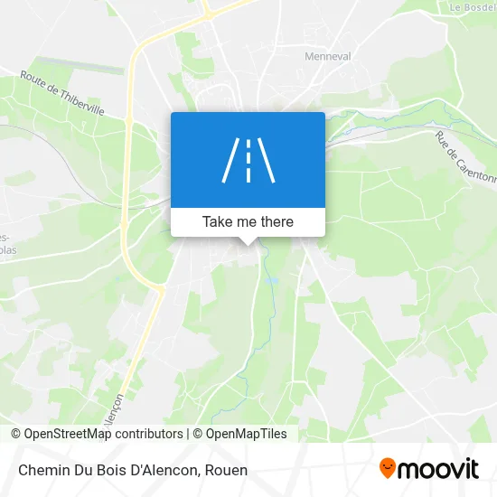 Chemin Du Bois D'Alencon map