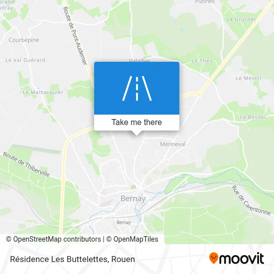 Résidence Les Buttelettes map