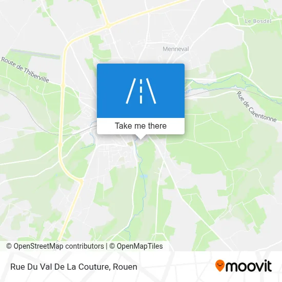 Rue Du Val De La Couture map