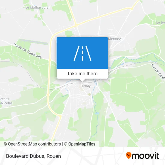 Boulevard Dubus map