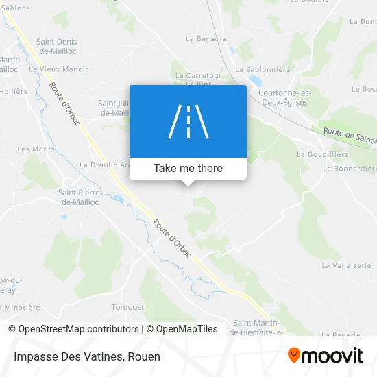 Impasse Des Vatines map