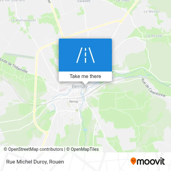 Rue Michel Duroy map