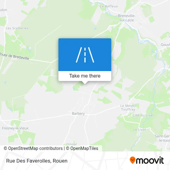 Rue Des Faverolles map