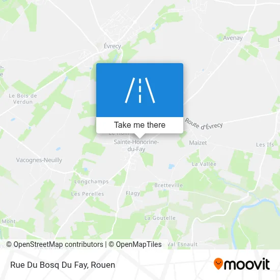 Rue Du Bosq Du Fay map