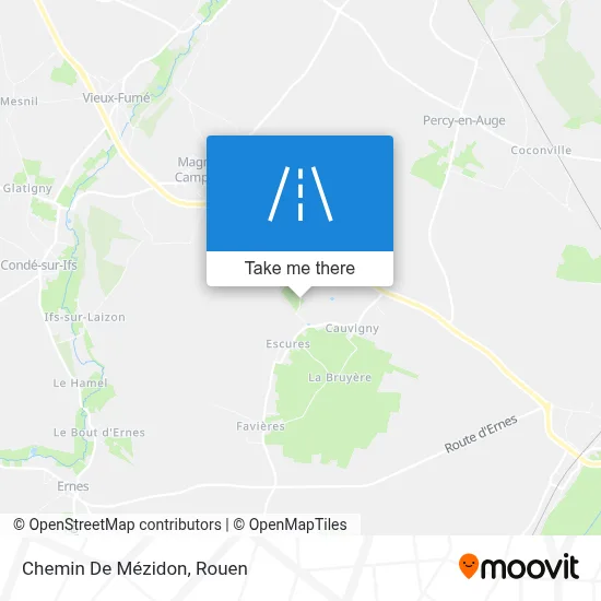 Chemin De Mézidon map