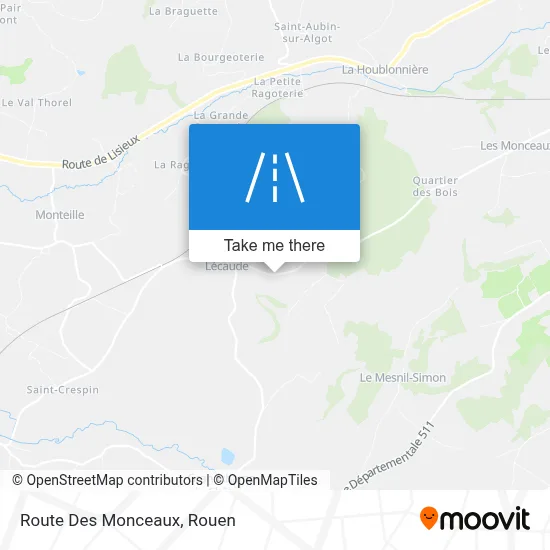 Route Des Monceaux map
