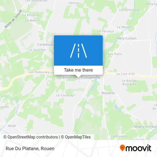 Rue Du Platane map