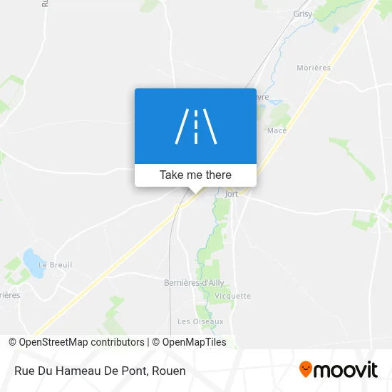 Rue Du Hameau De Pont map