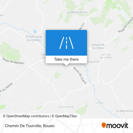 Chemin De Tourville map