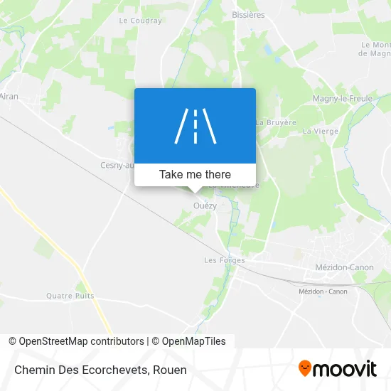 Chemin Des Ecorchevets map