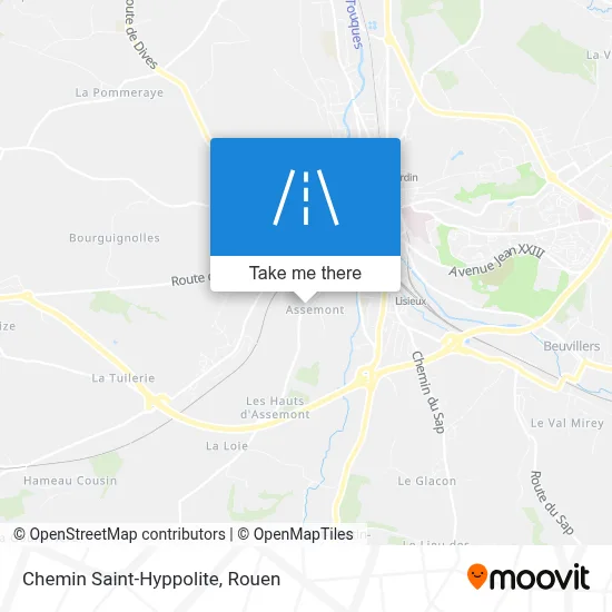 Chemin Saint-Hyppolite map