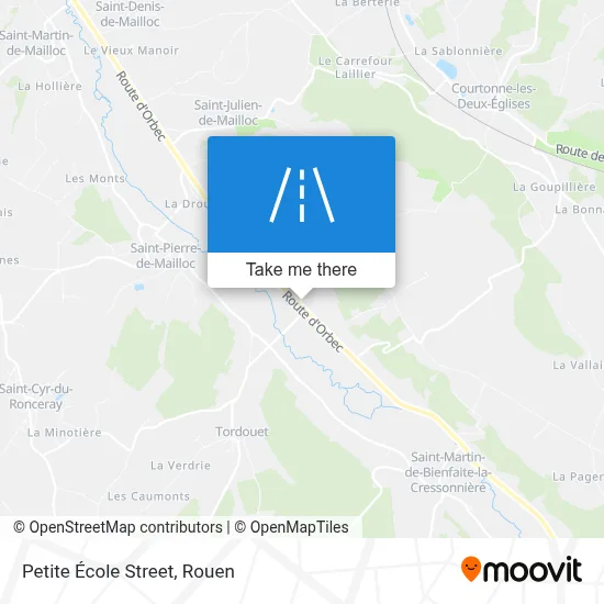 Rue De La Petite École map