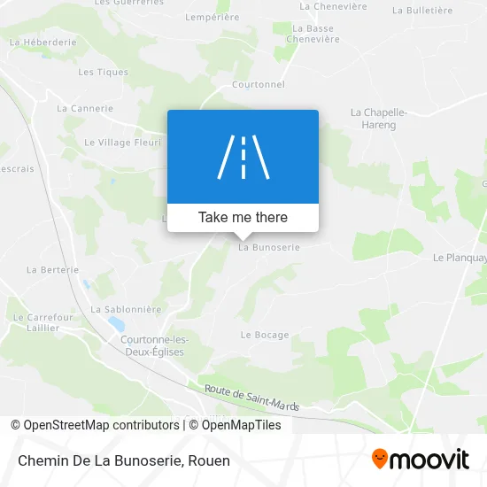 Chemin De La Bunoserie map