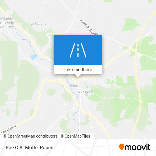 Rue C.A. Motte map