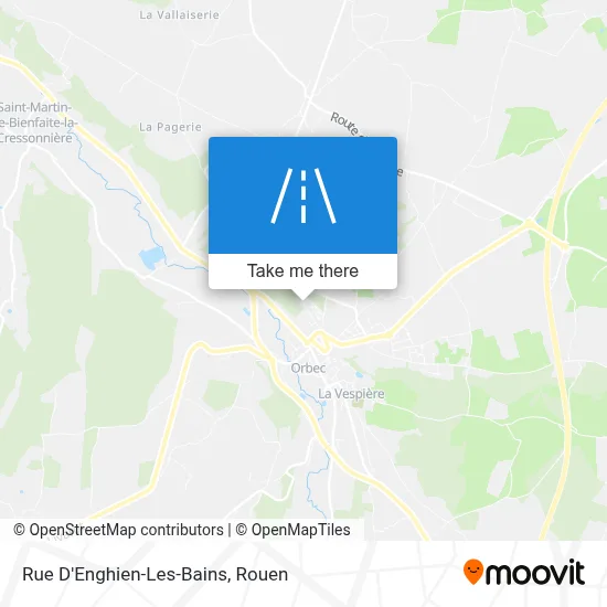 Rue D'Enghien-Les-Bains map