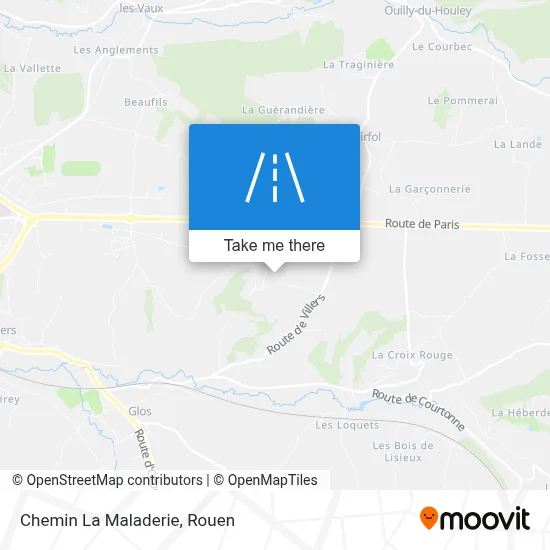 Chemin La Maladerie map