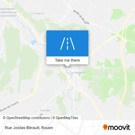 Mapa Rue Josias Bérault